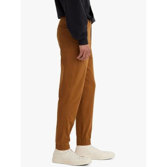 NEW Levi's XX Chino Jogger Pants Twill Stretch Brown Men's Size XXL - Picture 2 of 14